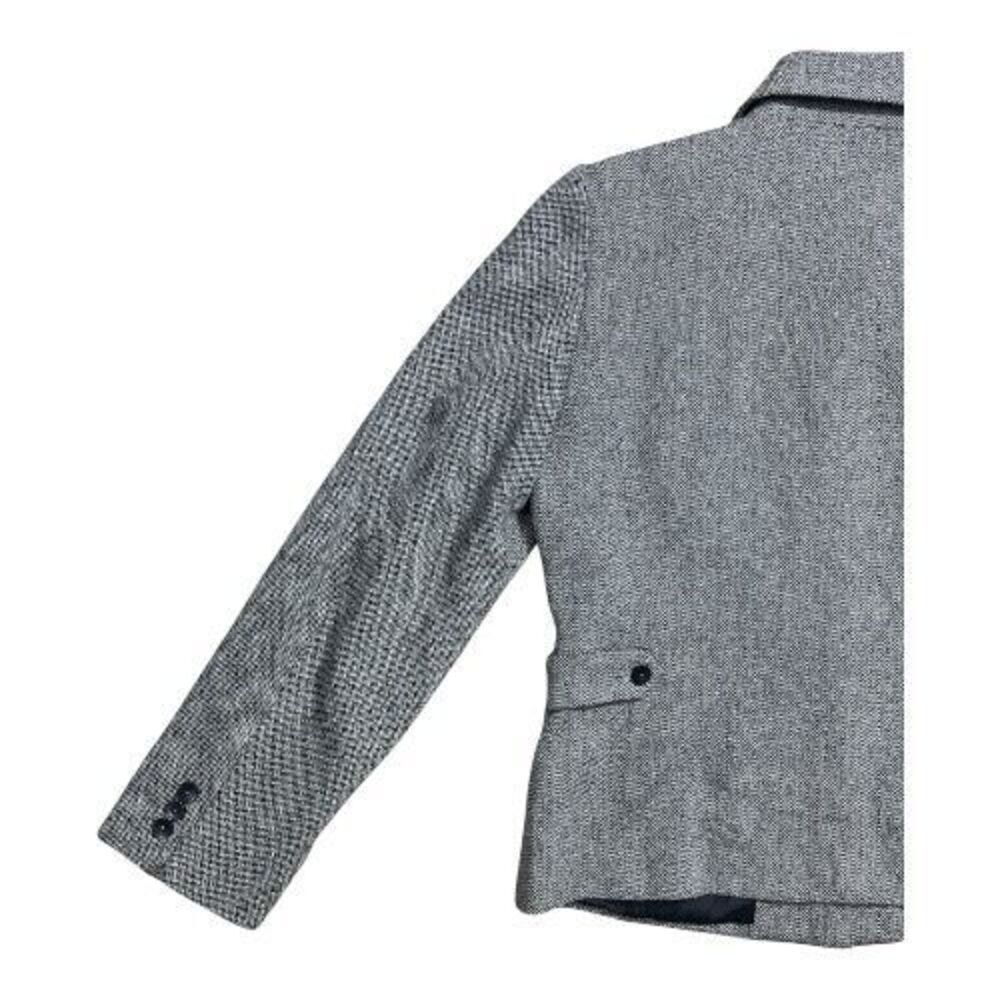 Liz Claiborne Women Grey Tweed Wool Blend Pant Suit Set Size 8 Lined Office - Picture 6 of 14